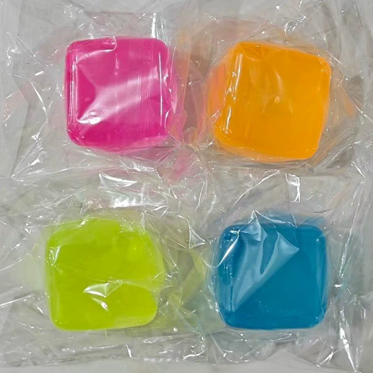 Ледяные кубики, слизь, прозрачная качественная игрушка, антистресс