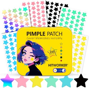 New Iron Box Acne Patch, Acne Patch, Hydrocolloid Acne Patch, Day and Night Acne Patch, Star Acne Patch
