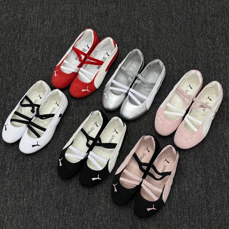 12-Color Cross-Border Exclusive Putian Shoes Pm Women's Speedcat Ballet Shoes Summer Versatile Mary Jane Thin Sole Shoes