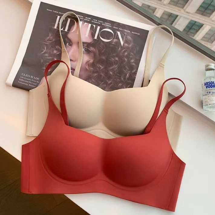 Venta directa de fábrica comercio electrónico transfronterizo Sudeste de Asia Vietnam Tailandia damas sin costuras sujetador de recogida lateral cómodo