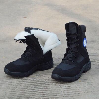 winter Peace-keeping Combat Boots cqbjfj Ultralight Combat boots Cold proof Cotton Wool Boots Peace-keeping Field boots Security
