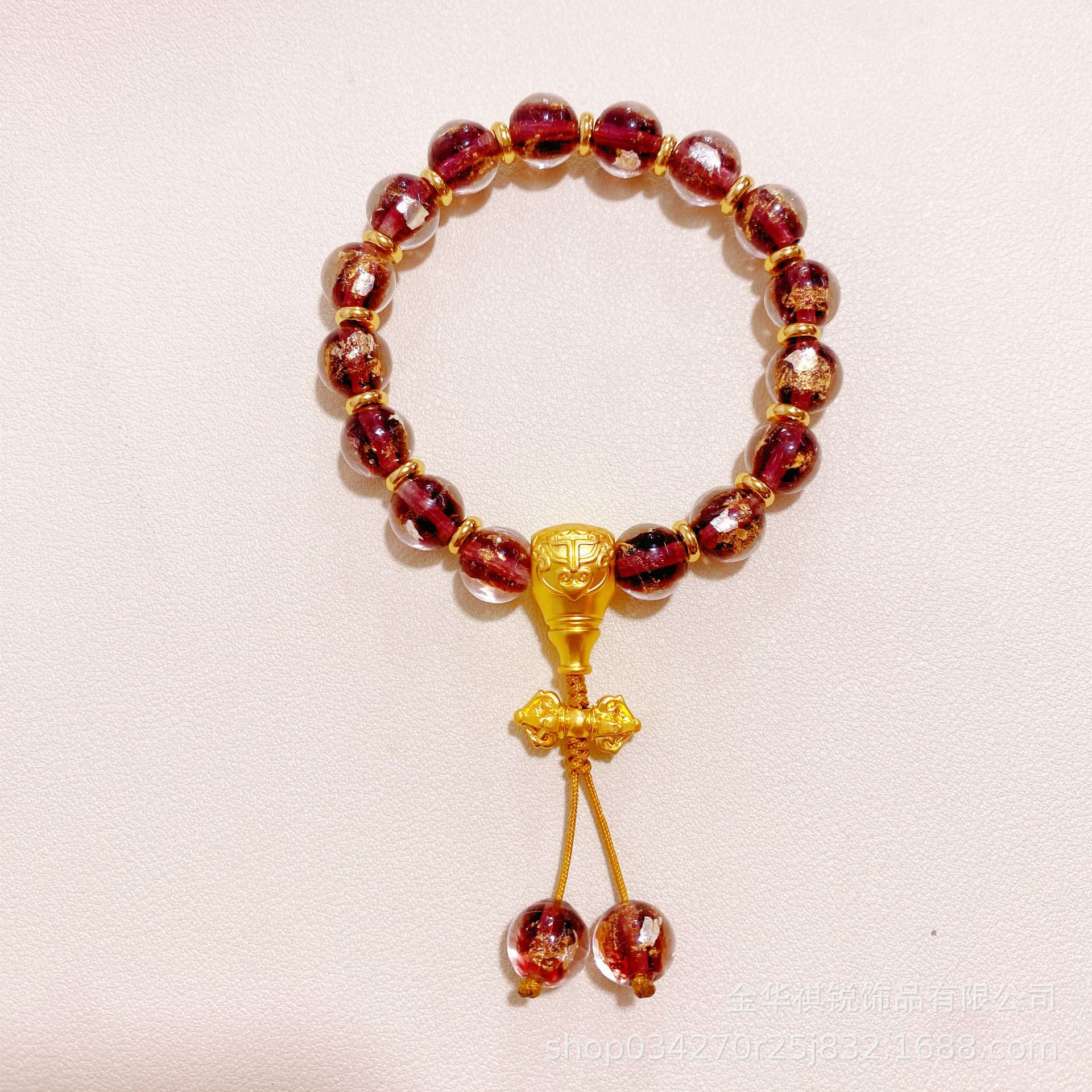 금박 유리--보라색(마법 유봉 티)