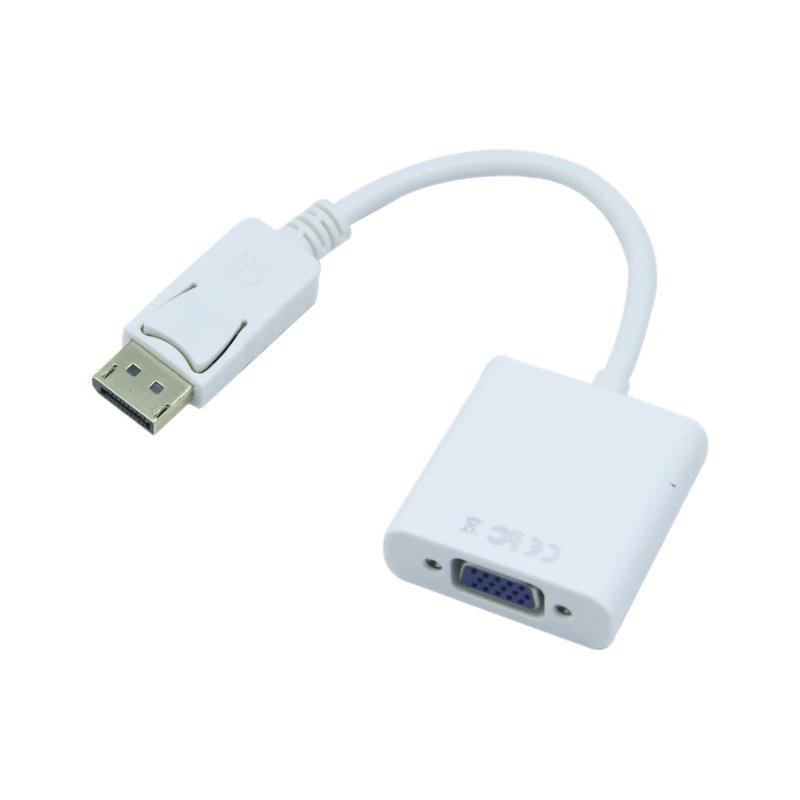 DP к VGA ротор ТВ компьютер кабель дисплея DP к VGA конвертер проектор чистый провод