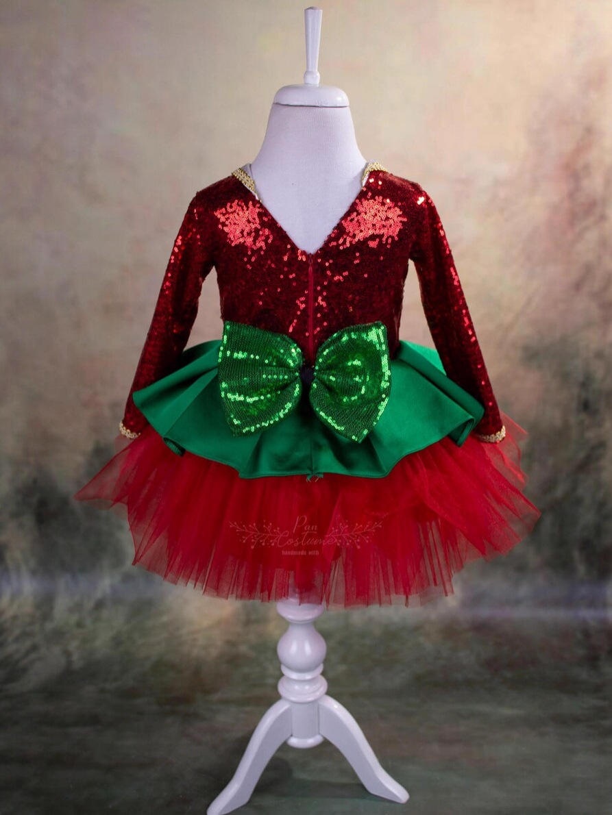 Nuevo vestido de princesa de manga larga transfronteriza, vestido de arco para niños, vestido de pastel multicapa, vestido de manga larga
