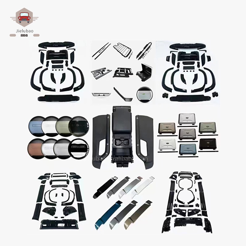 Land Rover Defender Full Vehicle Parts Modification and Upgrade, Additional Parts, Hood, Headlights, Fenders, Wheel Arches, Lcd Display