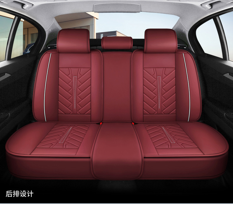 25 Years New Nappa Leather All-Season Car Seat Cushion All-Inclusive Full Leather Seat Cover Source Factory Export Wholesale