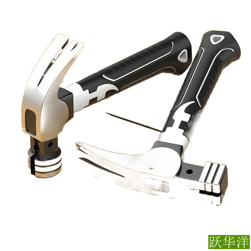 新款钢迷你羊角锤多功能锤家用木工锤子拔钉起钉羊角锤新款