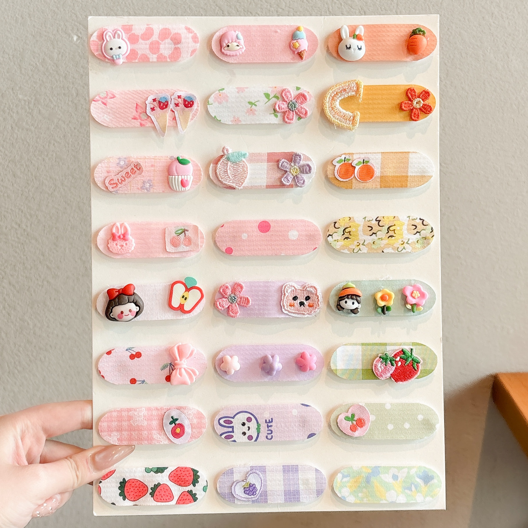 Baby Bangs Patch Hair Clip Magic Tape Hair Organizer Hairband Children's Girls' Trendy Magic Hair Patch
