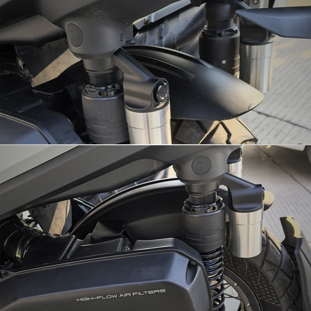 Suitable for Shengshi 368g Modified Motorcycle Mid-Mudguard Extended Water-Blocking Rear Expansion Board Mudguard Water-Blocking Board