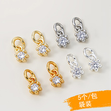 14K���ɫ΢��ʯС������������Y��â��diy�������������