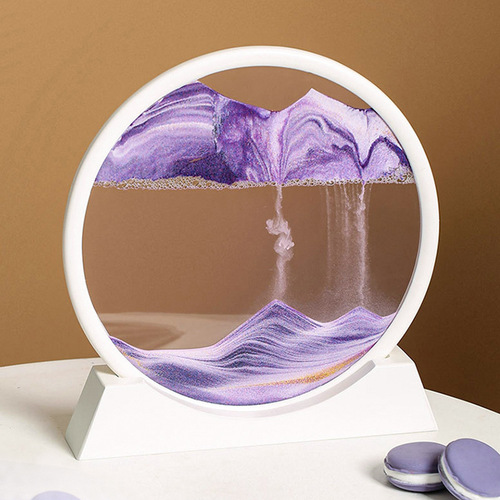 Modern simple glass quicksand painting living room desktop ornaments home decorations gifts gifts crafts wholesale