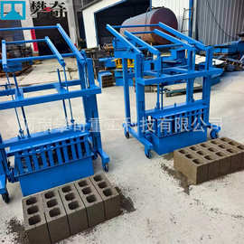 出口手动砌块机 小型免烧混凝土打砖机 可更换模具 block machine