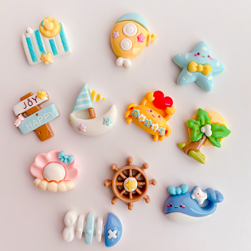 Marine beach cartoon accessory with accessories handmade