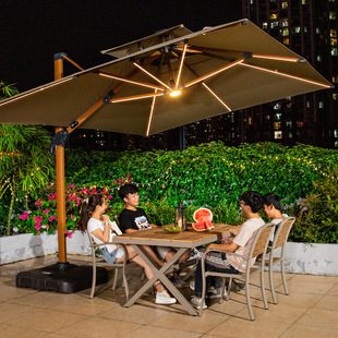 Outdoor Umbrella Solar Parasol Garden Umbrella Roman Umbrella 3*3 Outdoor Balcony Terrace Garden Large Sun Umbrella