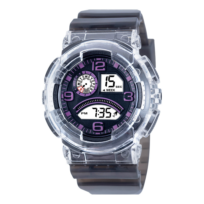Nuevo Campus DE LA Juventud Estudiantes de la escuela primaria y secundaria reloj electrónico transparente multi-función temporización luminosa alarma reloj electrónico