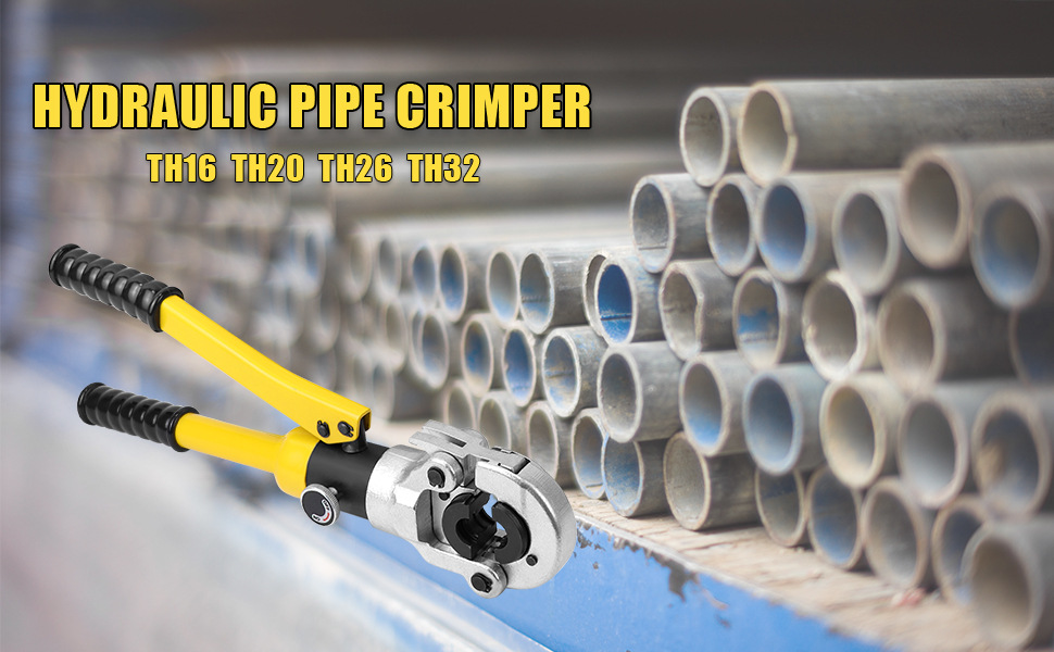 Rohr-Crimpzange mit TH-Konturpressenzange