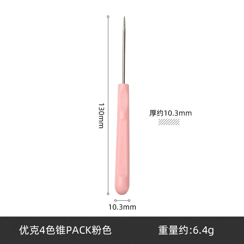 Nuevas herramientas de costura de cuero forma de calabaza mango de madera puncher herramientas hechas a mano en stock al por mayor