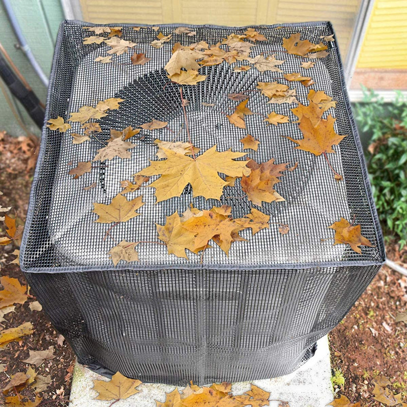 全网眼中央空调罩 立式网状空调外机防护罩室外空调外机防尘罩