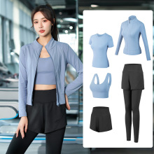 瑜伽服套装女春夏新款女士速干高弹2025运动跑步健身套装女健身服