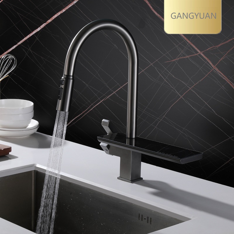 American-style sus304 stainless steel sink faucet, retractable and pull-out sink, single-hole kitchen faucet undefined