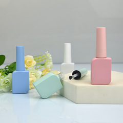 廠家批發2023新款甲油膠空瓶  一瓶一色美甲新款甲油膠玻璃瓶10ML