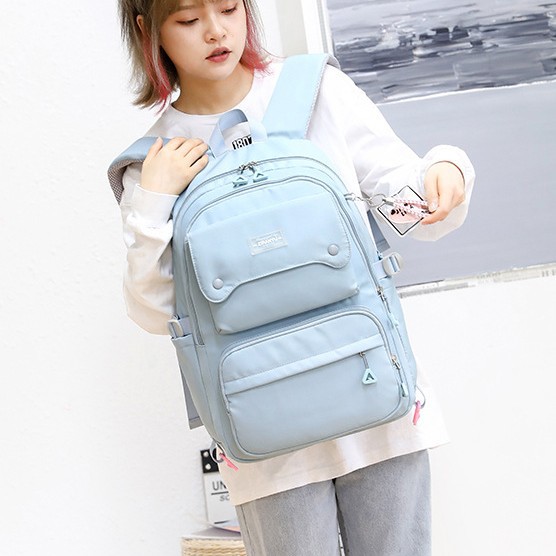 新品书包初中生女生书包简约百搭高颜值小学生三到六年级双肩背包