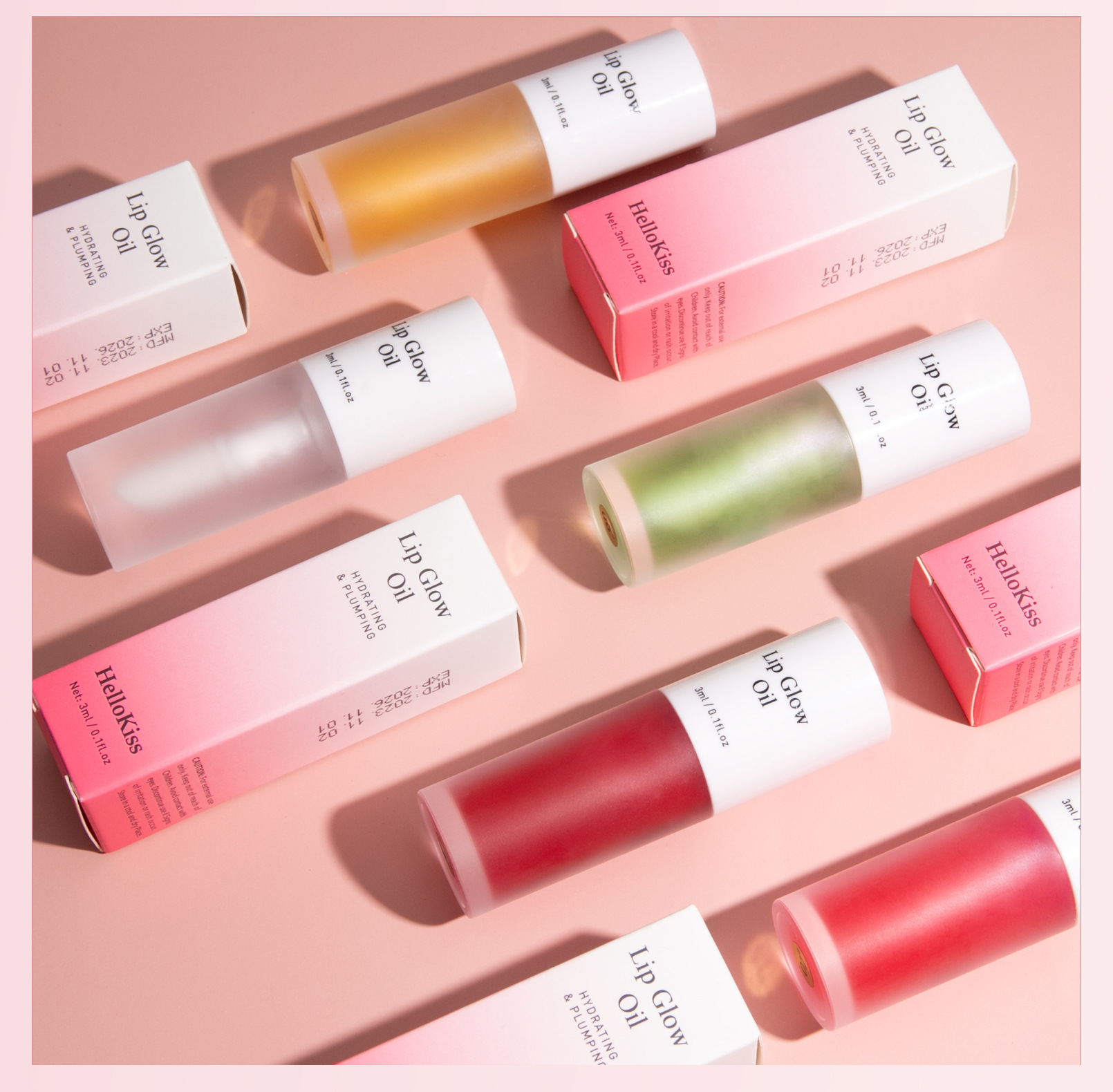 Hellokiss water light moisturizing fruit flavor Lip Oil moisturizing brightening natural moisturizing mirror lip glaze lip oil