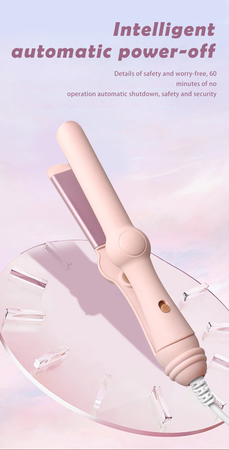 4-in-1 haarstylingtool voor droog en nat haar: krul- en stijltang. Zachte, constante temperatuurregeling voor naar binnen gekrulde, luchtige pony._voghion.com