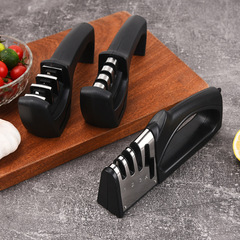 四合一磨刀器多功能廚房鎢鋼金鋼砂磨刀器批發 家用快速磨刀神器