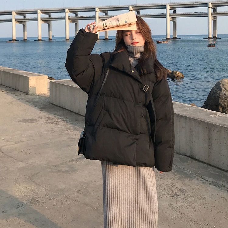 2025年炸街新款棉衣女短款时尚韩版宽松学生棉袄棉服反季特卖外套|undefined