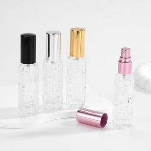 10ml glass perfume sub-bottling mini portable travel sample empty bottle sub-bottling squeeze delicate small bottle