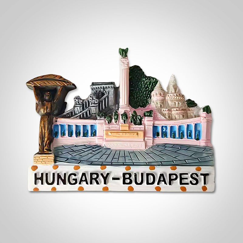 匈牙利树脂冰箱贴布达佩斯城市地标创意立体个性磁吸家居装饰批发