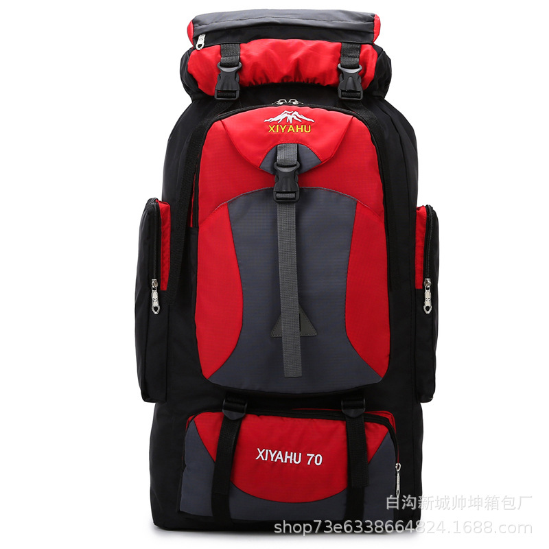 Mochila de senderismo de 70L, resistente al agua y de gran capacidad, ideal para camping, viajes o deportes al aire libre