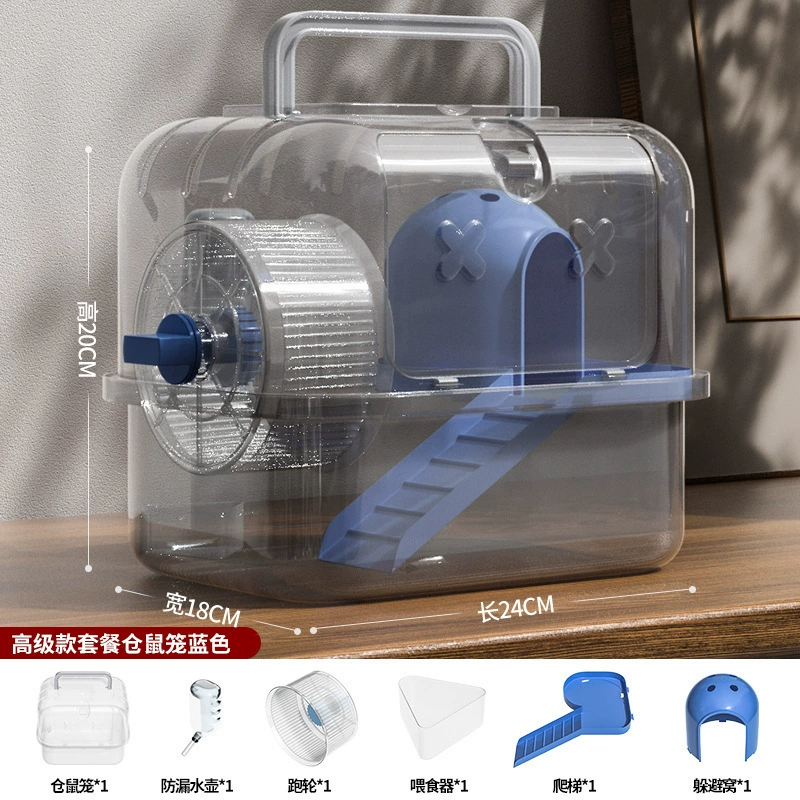 Панорамный Прозрачный хомяк Вилла полный набор гнездо хомяка