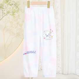 2025春夏新款百搭透气宽松时尚户外速干裤儿童长裤宝宝防晒灯笼裤