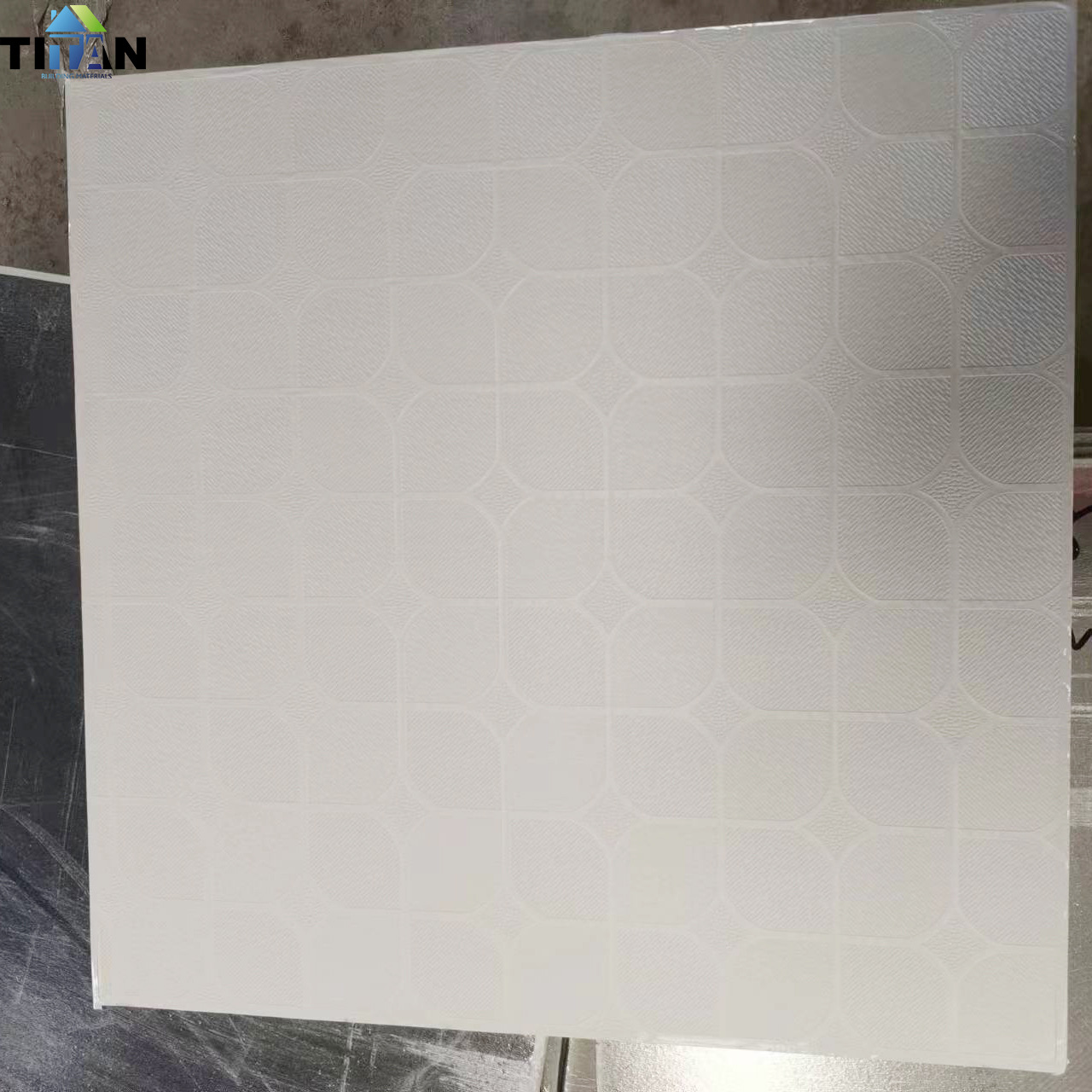 Faux Plafond Azulejos De Techo De Yeso 60X60 Techo de yeso de pvc