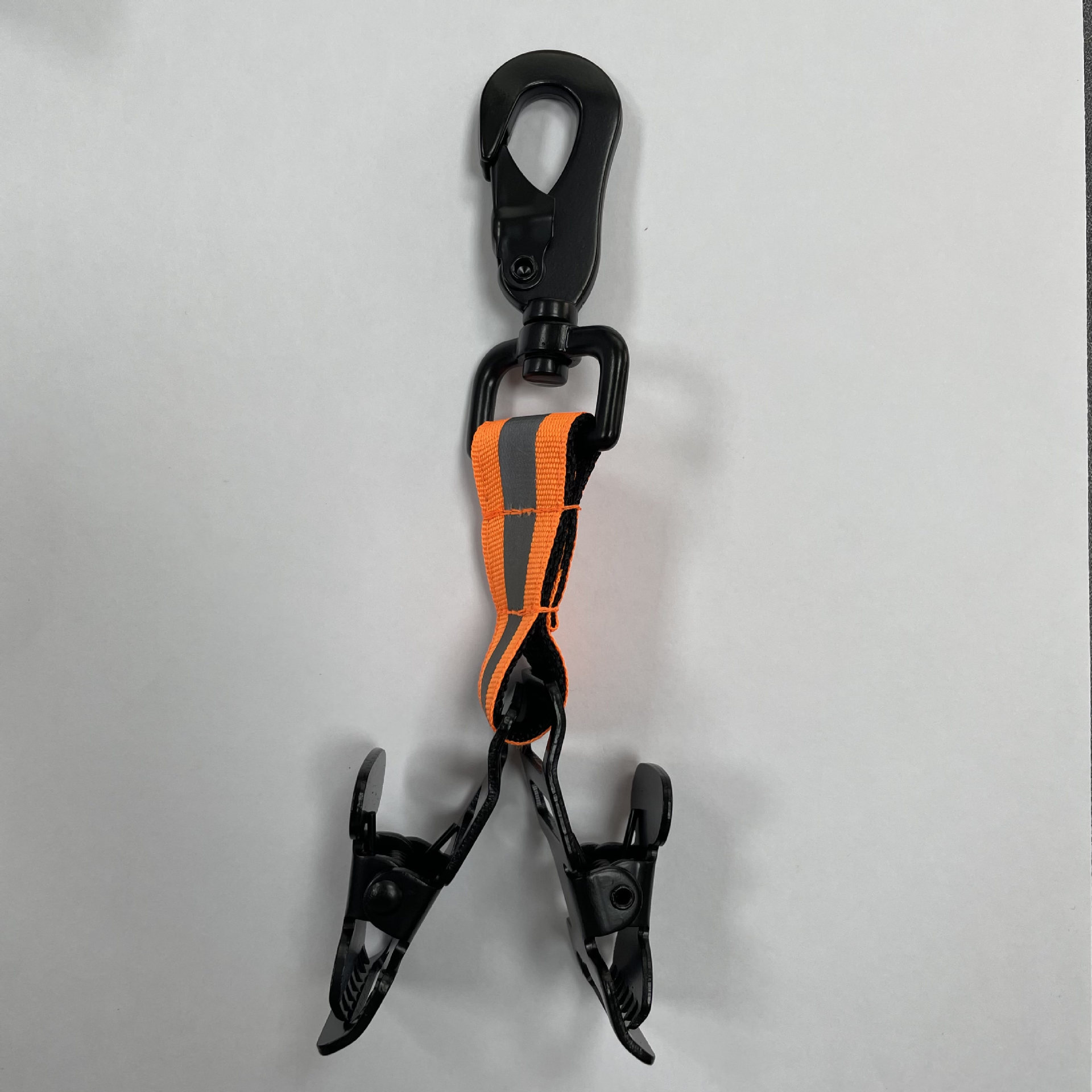 금속 더블 클립 오렌지