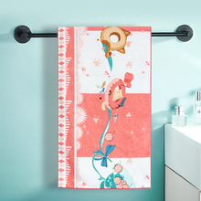 南通厂家定制图案 全棉割绒活性印花毛巾 柔软吸水 全棉洗脸毛巾