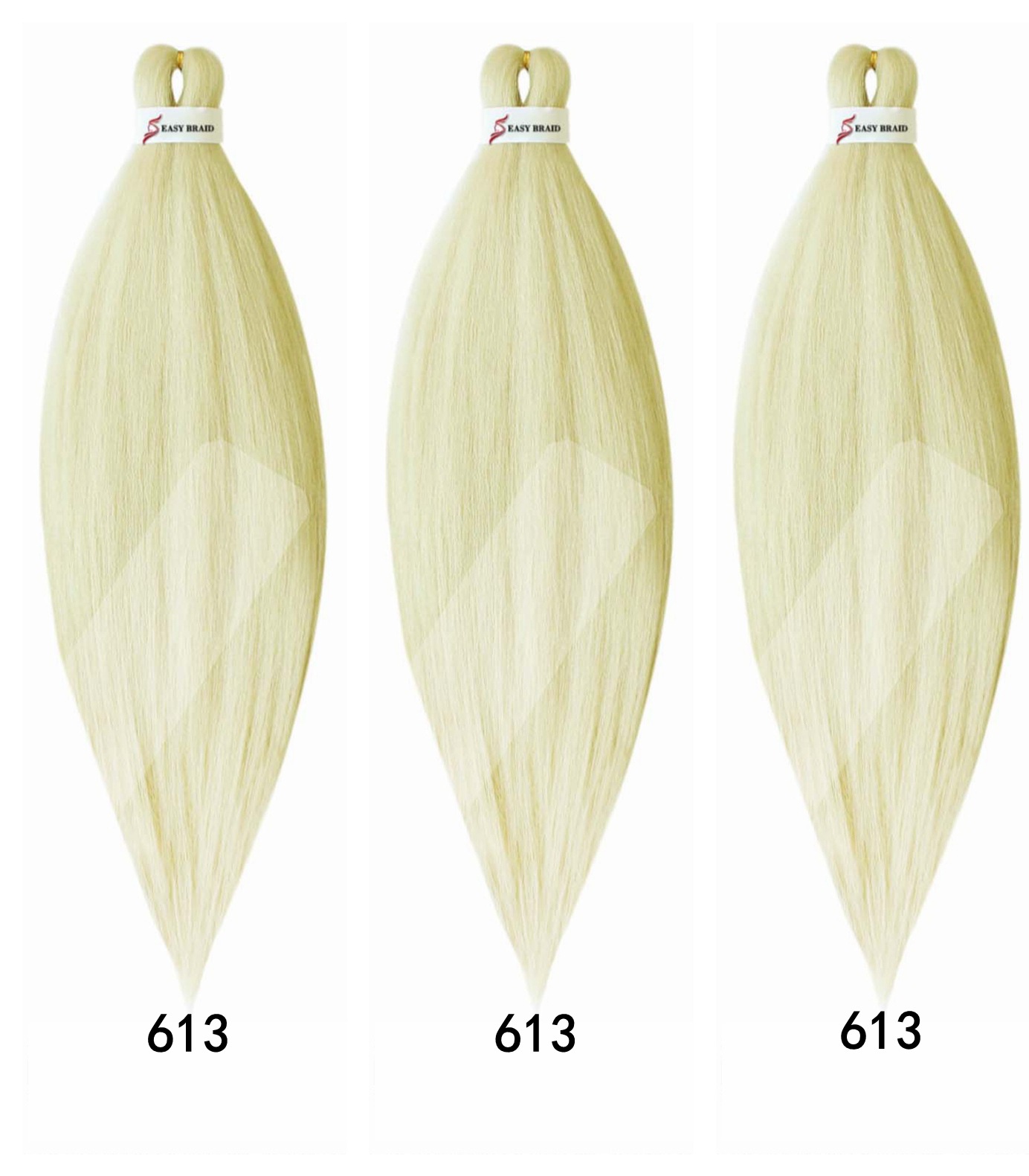 EZ gran trenza fibra química ignífugo filamento africano sucio aguja de trenza 3X fácil trenza cabello de tres piezas conjunto de pelucas