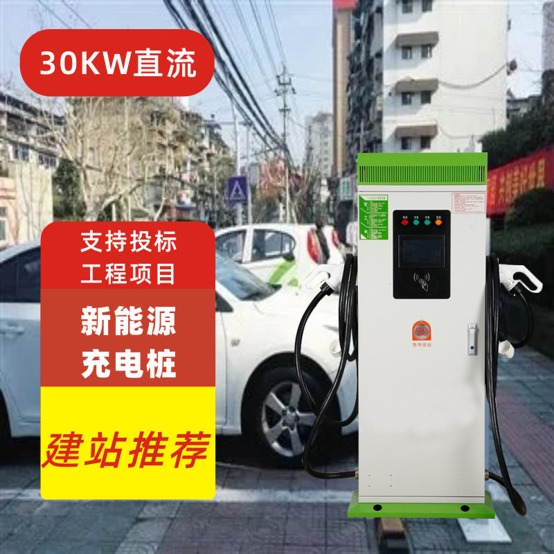 电动汽车充电桩30千瓦直流快充40kw/20KW商用新能源国标通用