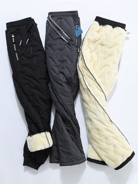 Men's insulated demi-season waterproof windproof velvet sports…