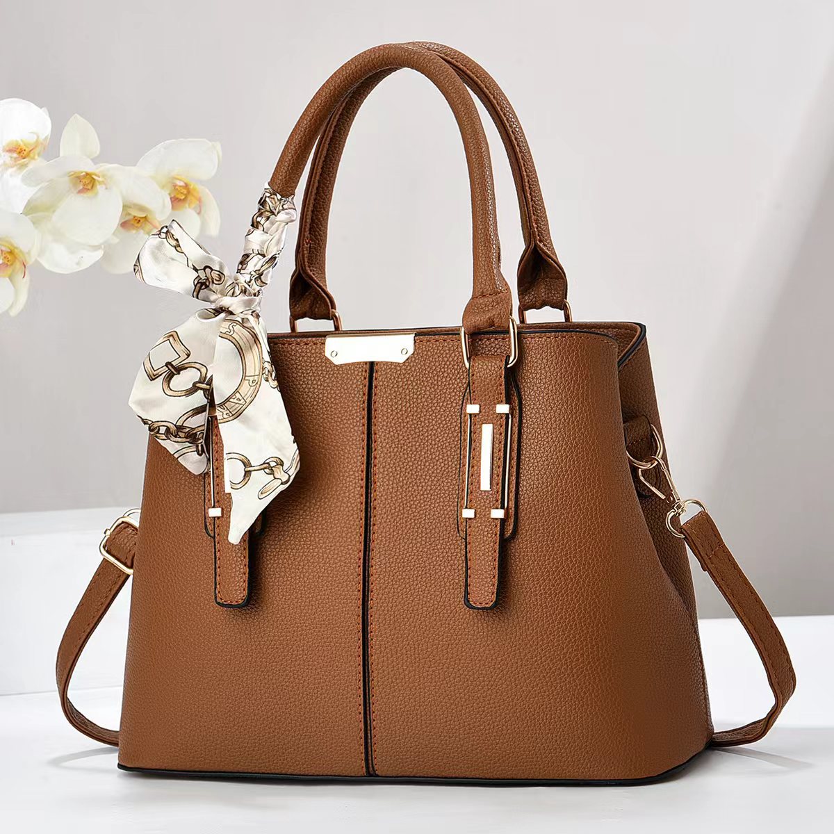 Fabricante nuevo bolso de comercio exterior textura femenina bolso diagonal de un solo hombro femenino 2025 moda bolso portátil versión coreana