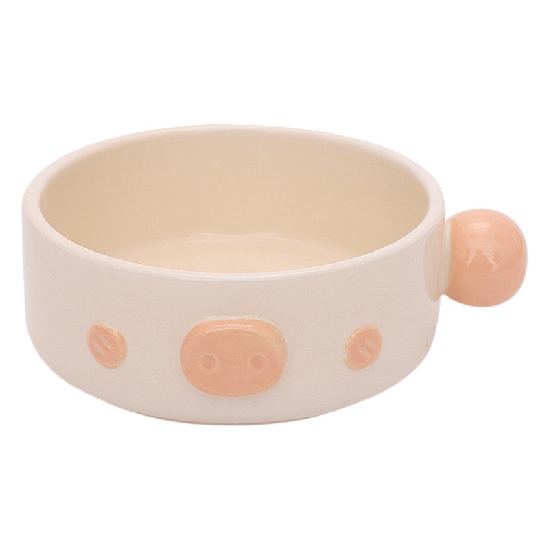Cat Bowl tazón de cerámica para perros tazón de comida para gatos tazón de agua para gatos tazón de comida para gatos comer y beber agua de gran diámetro tazón para perros suministros para mascotas