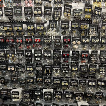 复古港风2025新款耳饰发饰高级感耳环批发小众设计感耳钉耳坠摆摊