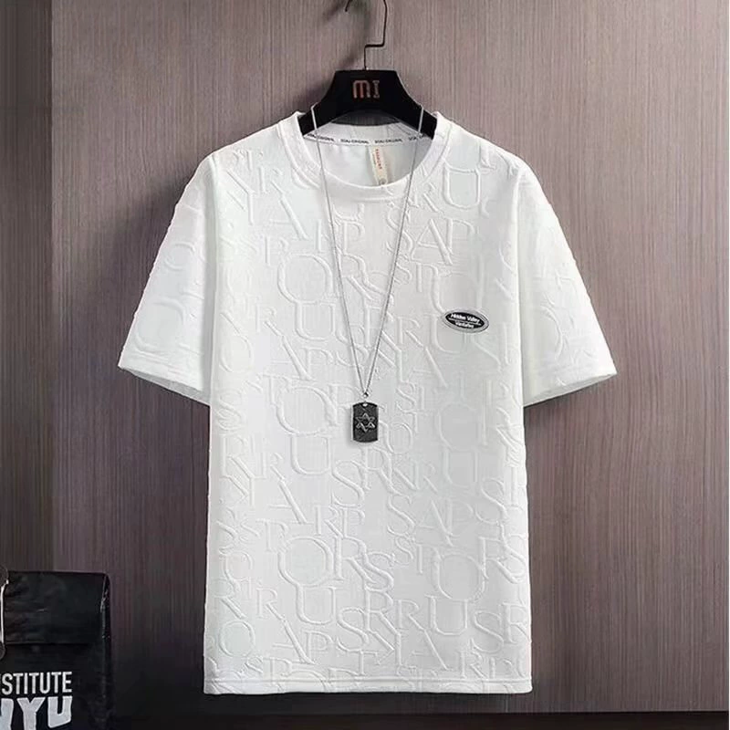Shorts and Oversize Short-Sleeve T-Shirt Set, Men's Summer Leisure, Lightweight, 2-Piece