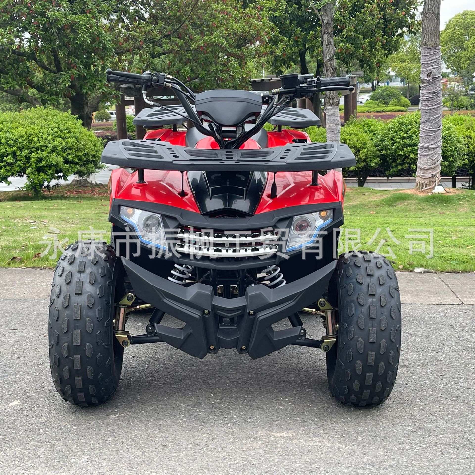 Cuatrimoto Todoterreno Eléctrica Little War God ATV, Cuatrimoto de Gasolina 125 para Adultos, Motocicleta de Montaña