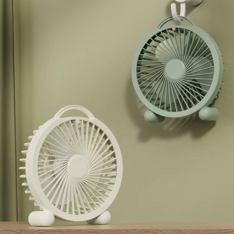 Ventilador portátil de carga USB portátil de escritorio de mano larga duración gran viento mini pequeño ventilador dormitorio de estudiantes