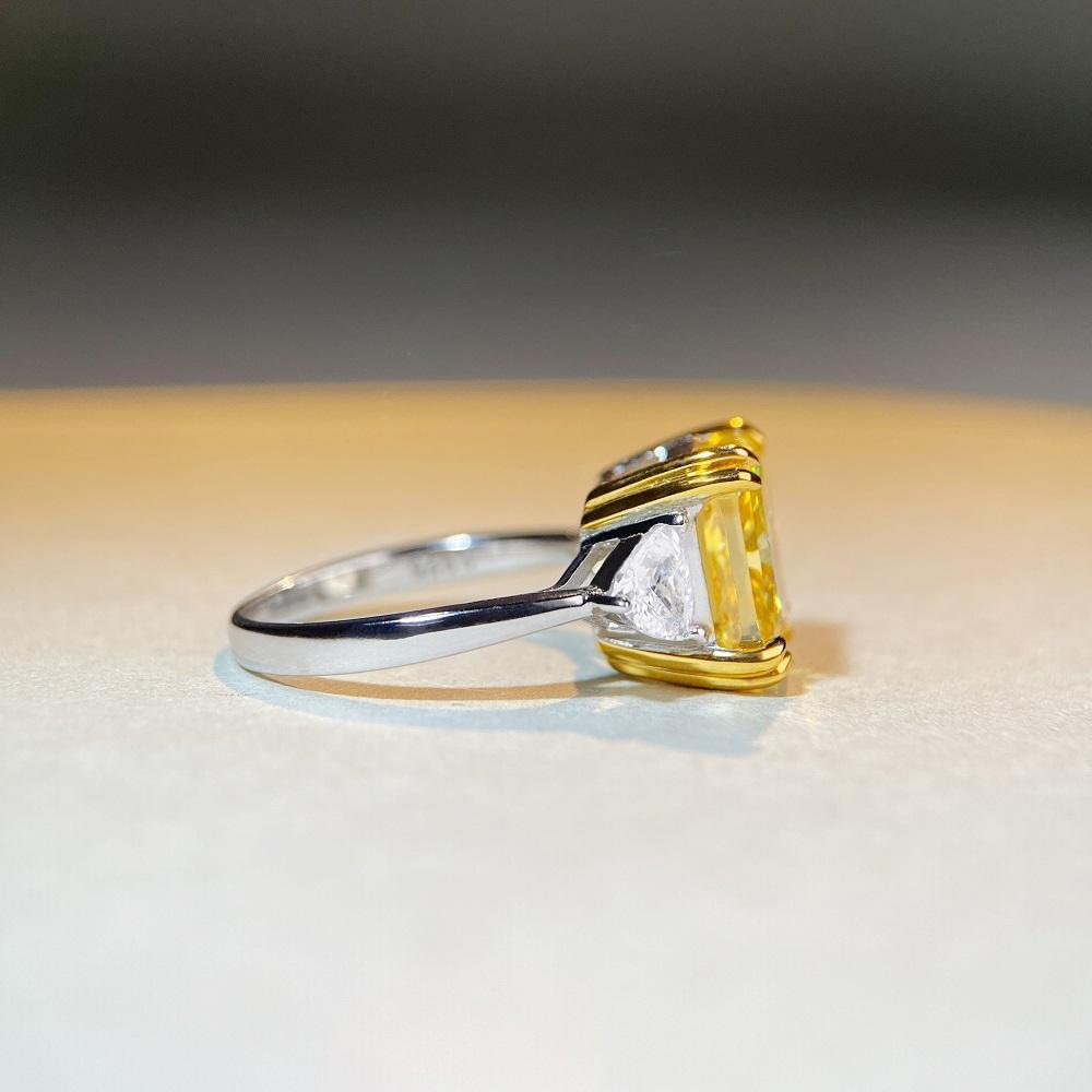 Fashion Geometric Sterling Silver Inlay Zircon Rings 1 Piece