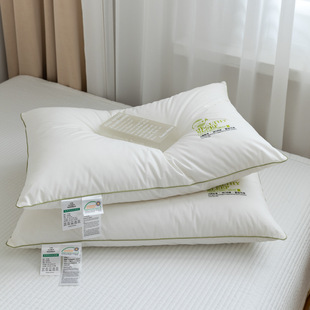 High-grade DuPont Class A cotton antibacterial fiber pillow core soft neck protection washable hotel four-season pillow wholesale