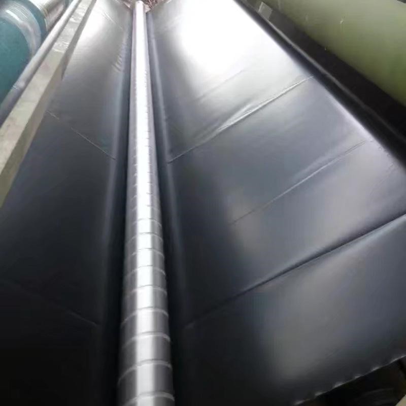 山东厂家黑色hdpe聚乙烯薄膜鱼塘泥鳅养殖防渗膜